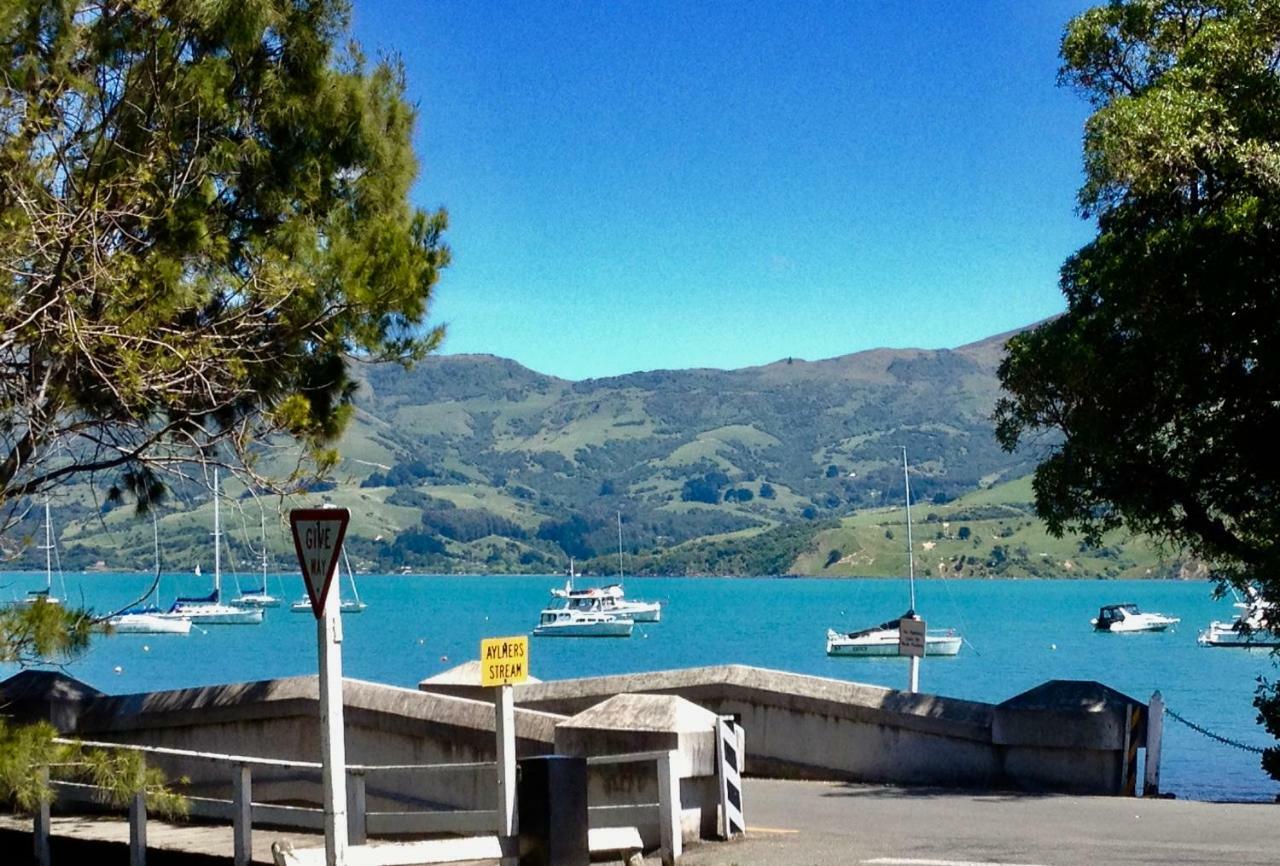 Bruce Waterfront Apartments Akaroa Exteriör bild